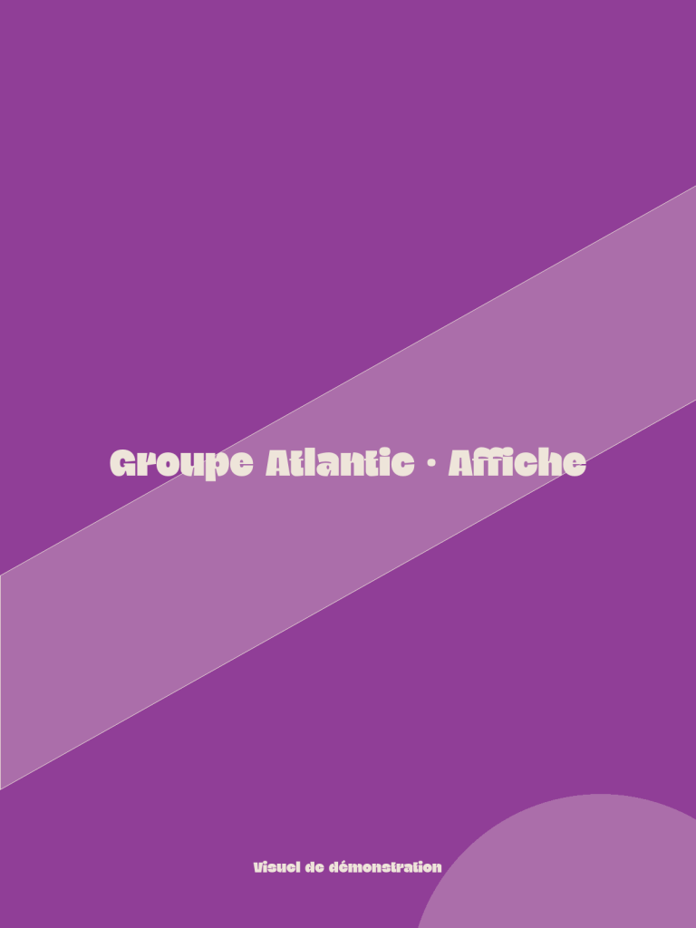 Groupe Atlantic · Affiche