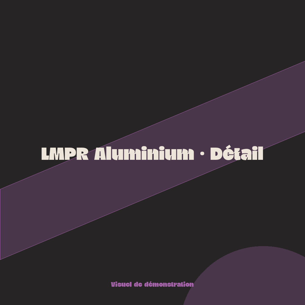 LMPR Aluminium · Planche